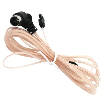 

75 Ohm Transparent FM Indoor Use Stereo Connector T Shape HD Sound For Receiver Accessories Male Radio Antenna Home Dipole