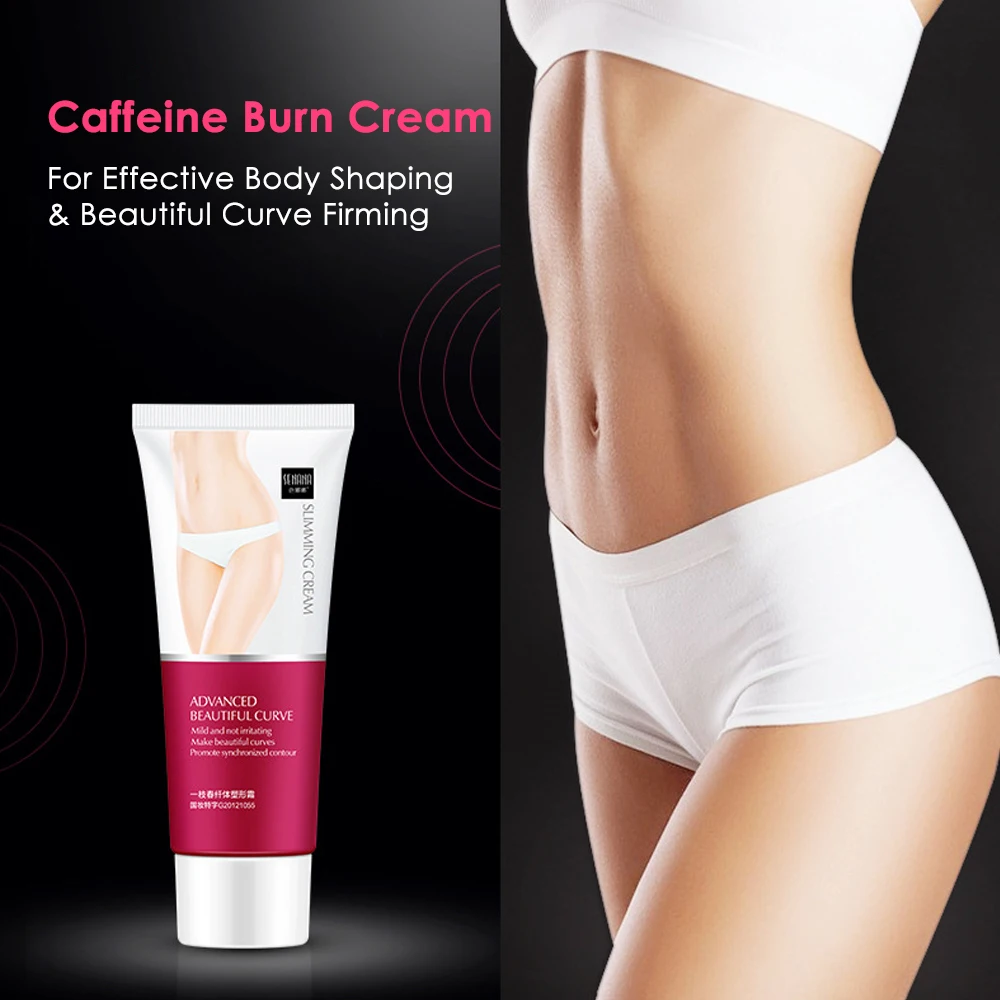 Caffeine Burn Cream Body Slimming Cream Weight Loss Slim Cream Anti Cellulite Fat Effective Body Shaping Beautiful Curve Firming