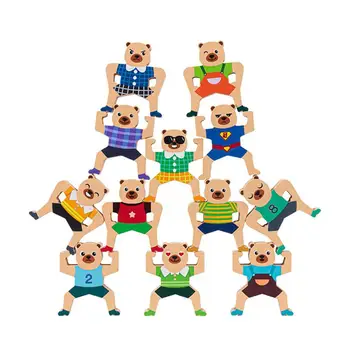 

1 Set of Domino Blocks Preschool Toddler Toys Wooden Block Set for School