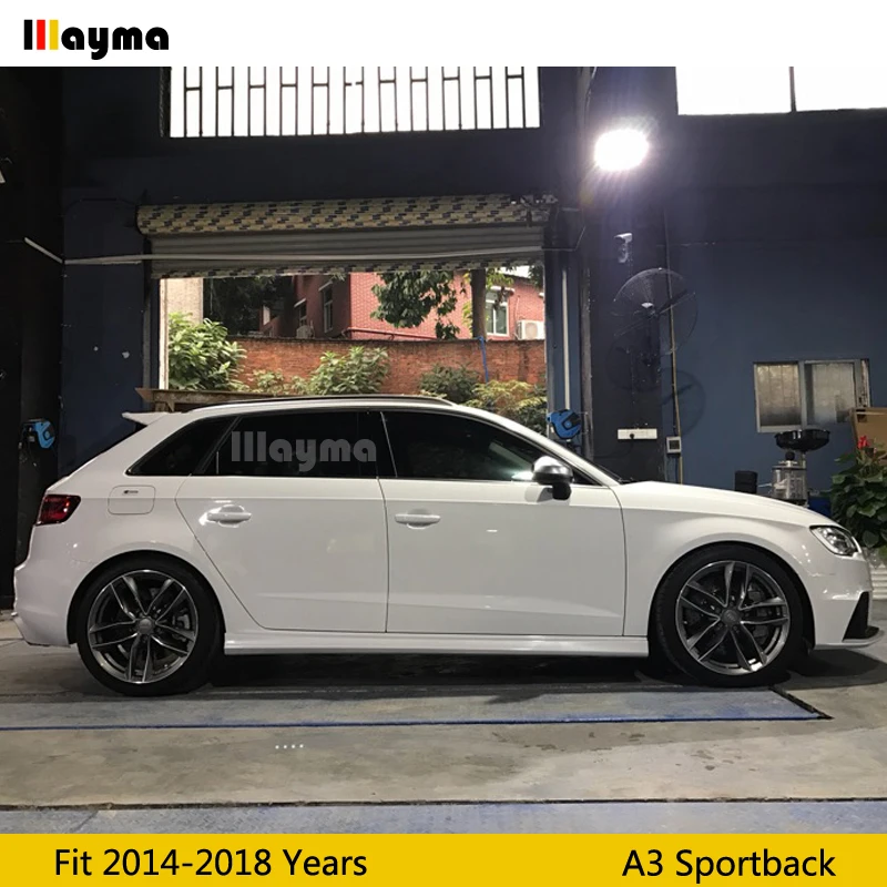 ABT Стиль ABS крыши крыло спойлер для AUDI A3 8V Sportback 2014 2015 2016 2017 2018 год Sline S3 автомобиль