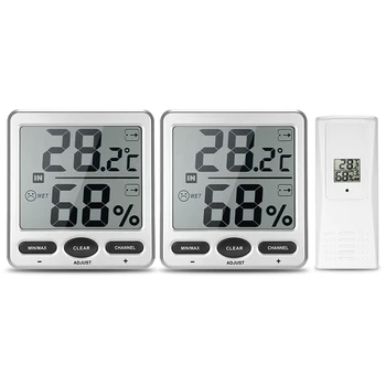 

Ts-Ws-07-C2 Lcd Digital Thermometer Hygrometer Home Temperature Meter Outdoor Wireless Weather Station 8 Channel Humidity Temper