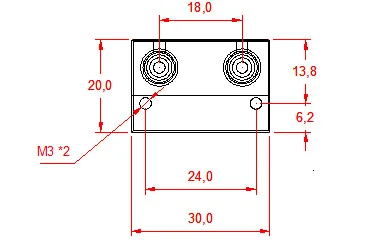 ZONESTAR смешанные Цвет Hotend, двойной экструдер, полностью закрытый корпус с двумя 2-в-1-из 12 в 40 Вт нагреватель 100 к NTC B3960 термистор 1,75 мм нити