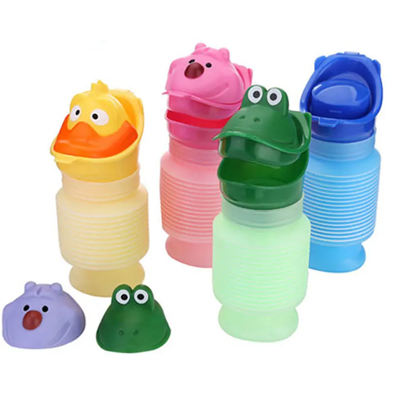 

Children Urinal Yellow Portable Urinal Baby Emergency Urine Bag Kettle Body Stretchable