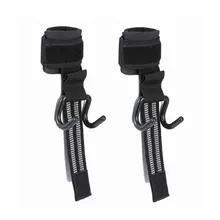 1 пара Противоскользящий крюк для тяжелой атлетики для тренажерного зала, фитнеса, защитные спортивные ручки, поддерживающий ремешок на запястье, поперечная сила обучения