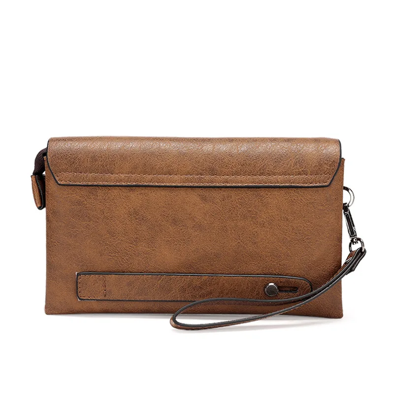 

Clutch Man's Wallet New Style Simple Glorious Clutch Bag MEN'S Wallet Genuine Leather Large-Volume Business Men's Handbag