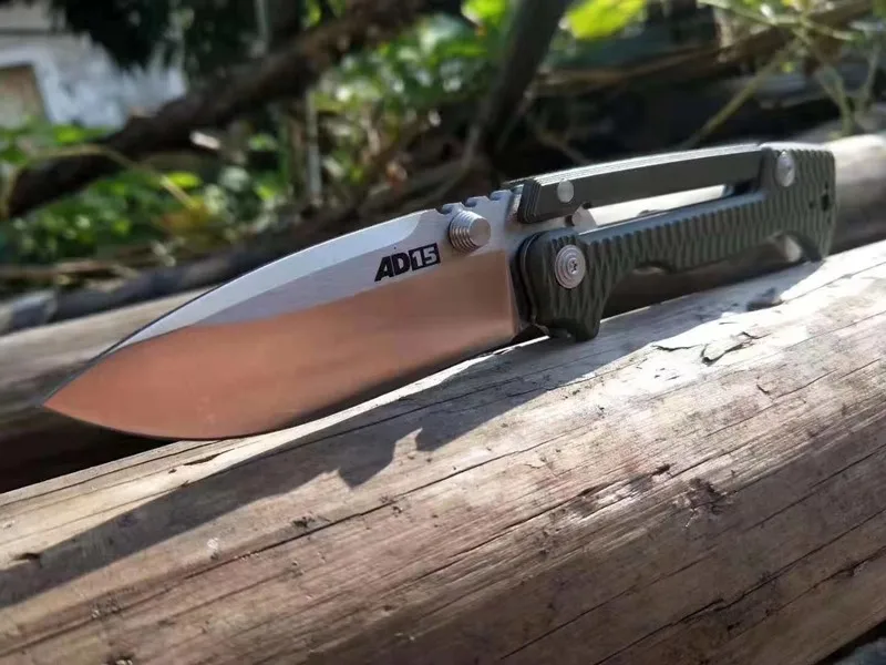 Новое поступление AD15 складной карманный нож D2 лезвие G10+ алюминиевая ручка походные охотничьи Тактические Ножи для выживания EDC инструменты