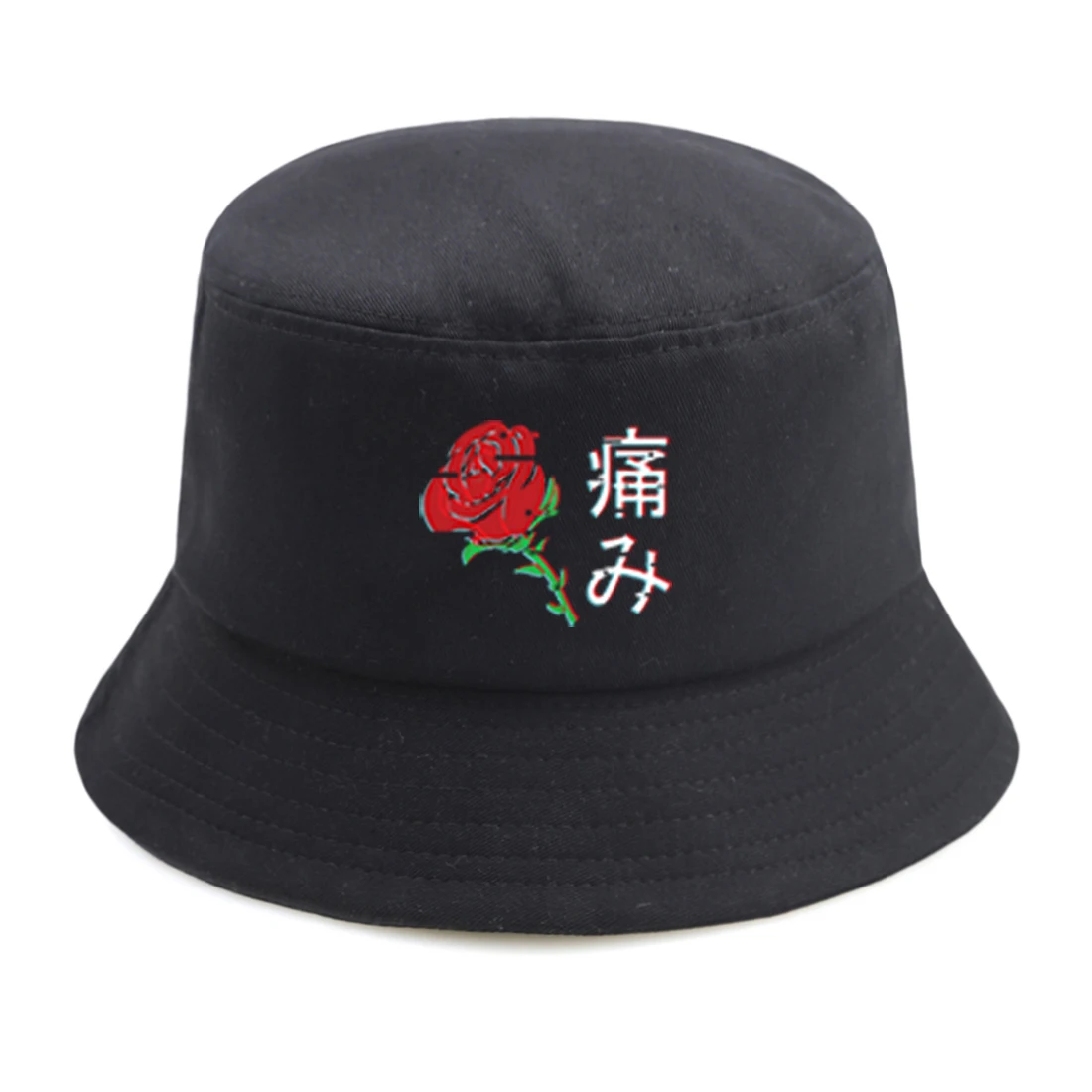 Aesthetic Rose Sunscreen Bucket Hat Foldable Fashion Fisherman Woman Outdoor Summer Panama Casual Autumn 2020 Adult Bob Chapeau