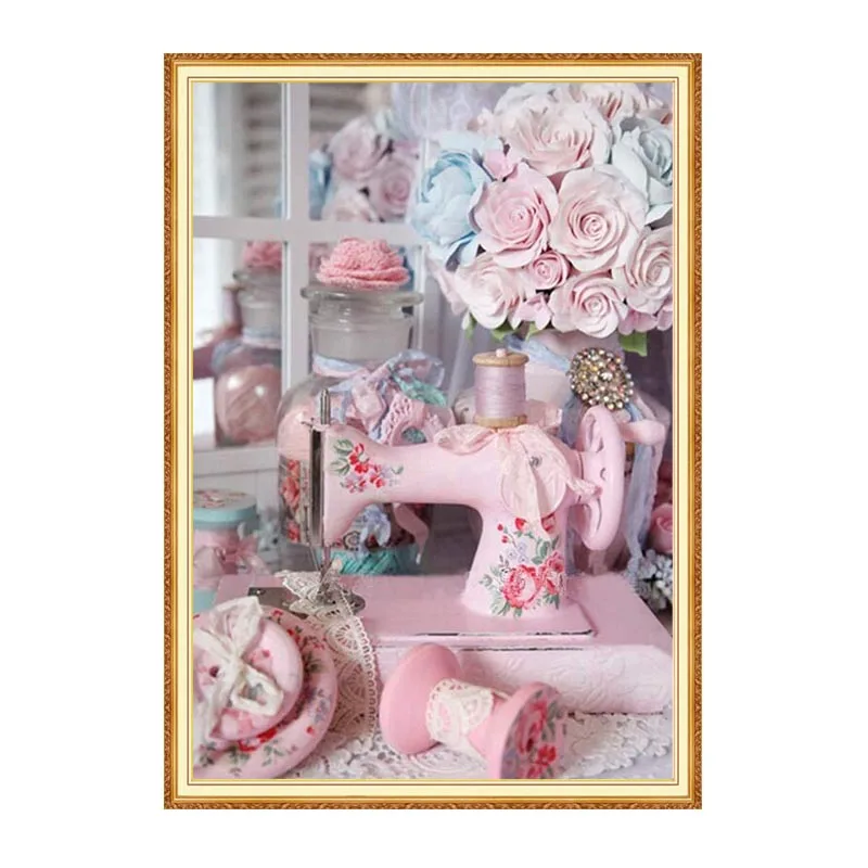Мозаика MEIAN Rose 5D DIY наборы для алмазной живописи вышивка крестиком Цветочная