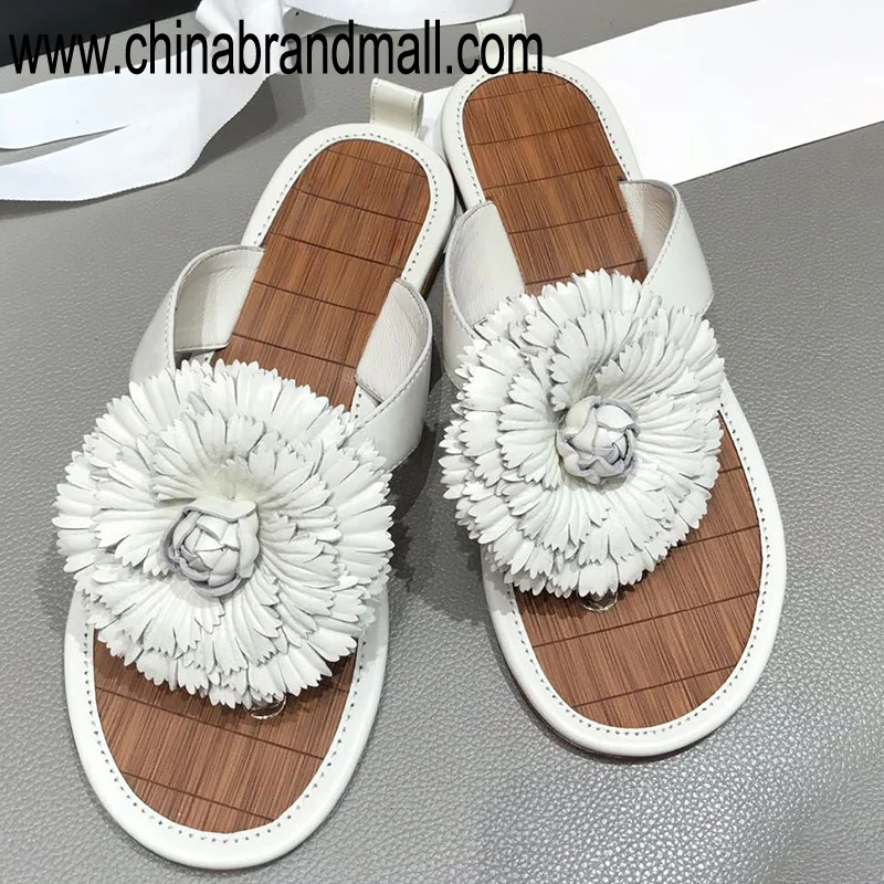 

Big Flower Slippers For Women Women Flip Flops Elegant 2019 Fashion Women Flip Flops Sandal Flower