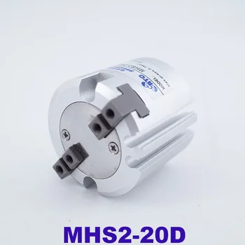 

High quality double acting pneumatic grippers MHS2-20D bore 20mm SMC type 2-Finger Cylindrical Machine chuck parallel gripper