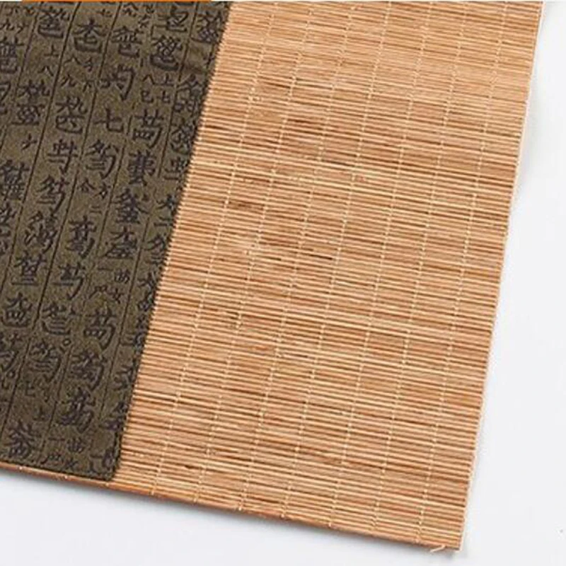 European Cloth Special Offer Table Flag Household Bamboo Table Flag 30*60cm Retro Bamboo Coffee Table Tea Table Mat