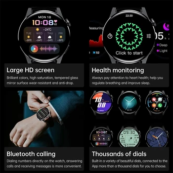 LIGE New Bluetooth Call Smart Watch Men Full Touch Sport Fitness Watches Waterproof Heart Rate Steel Band Smartwatch Android iOS 2