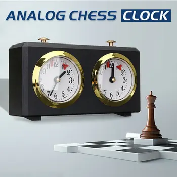 

International Retro Professional I-GO Gift Mechanical Count Up Down Chess Clock Portable Competition Game Timer Accurate Analog