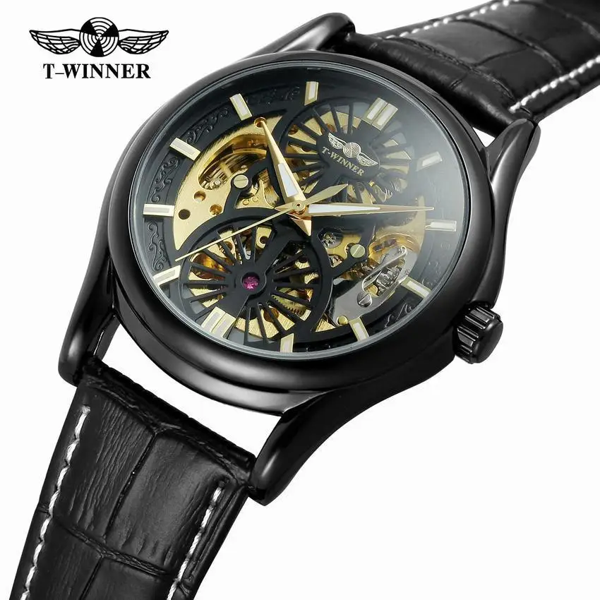 

T- Winner Fashion Casual Hollow out Analog Watch Waterproof Analog Watch