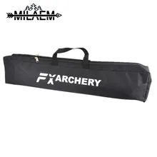 Archery Recurve Bow Bag Portable Double Layer Canvas Bow Case Easy Carrying Bow Backpack Handle Shoulder Bow Accessories drawstring bow double zipper backpack