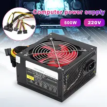 Ruhig 500W Desktop BTC Minerv PC Computer Netzteil Mit SATA 20PIN + 4PIN Netzteil ATX Power Schalt für Miner Bergbau