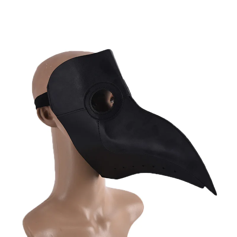 New plague doctor mask Beak Doctor Mask Long Nose Cosplay Fancy Mask Gothic Retro Rock Leather Halloween beak Mask