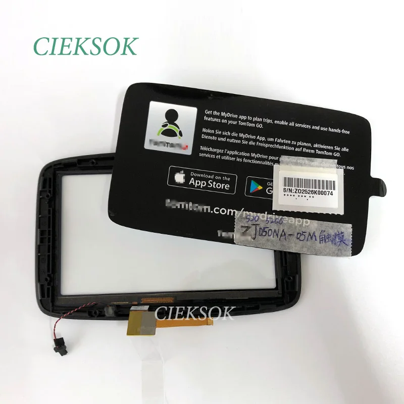 ЖК-экран с сенсорным дигитайзером и рамкой для TOMTOM GO 5200 lcd ZJ050NA-05M измеритель скорости велосипеда gps Ремонт экрана