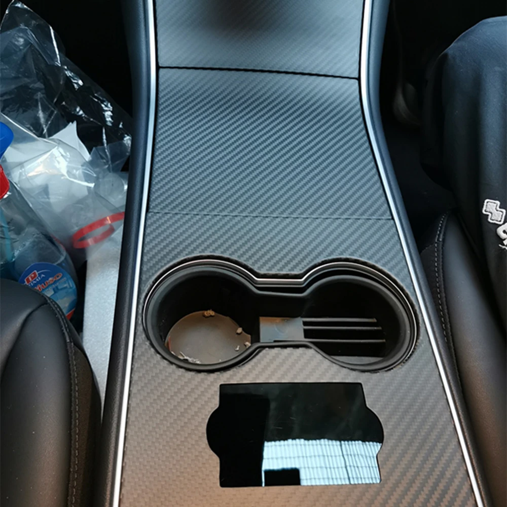 Глянцевое/матовое натуральное углеродное волокно для Tesla Model 3 2017 2020 Стайлинг