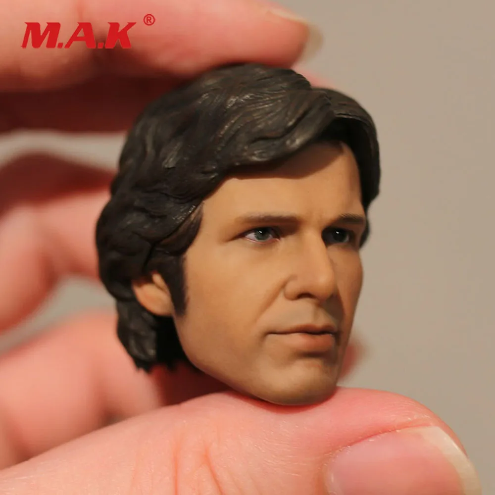 

New 1/6 Scale Male Head Sculpt New Hope Harrison Ford Figure Model for 12'' Action Figure Dolls