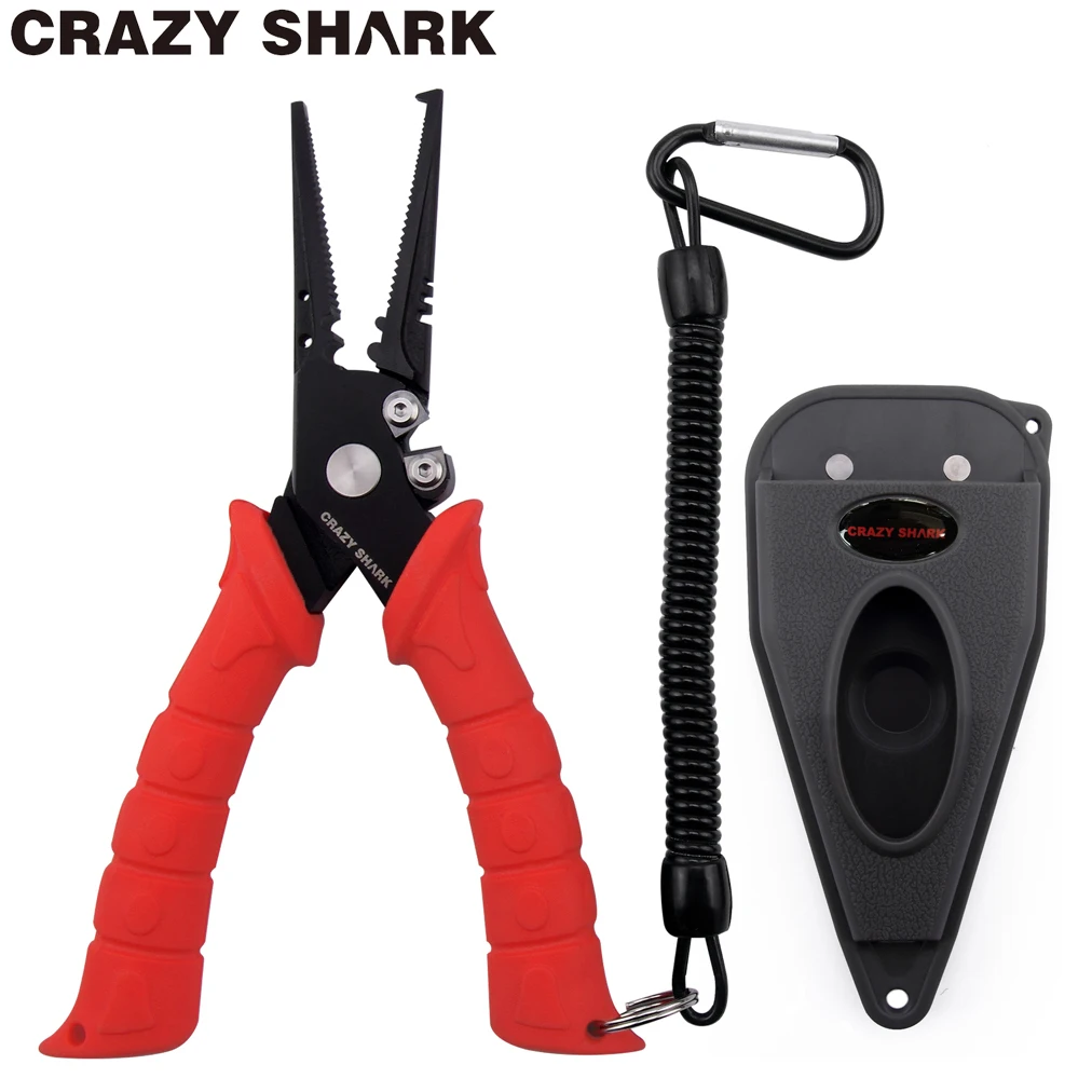 Crazy Shark Fishing Pliers 420 Stainless Steel Split Ring Pliers