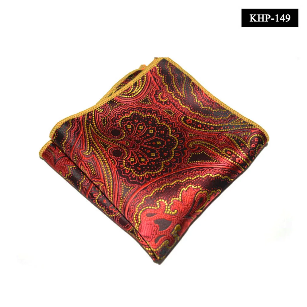 9 шт. мужской геометрический платок с узором пейсли Карманный квадратный деловые вечерние Hanky BWTYX0311A