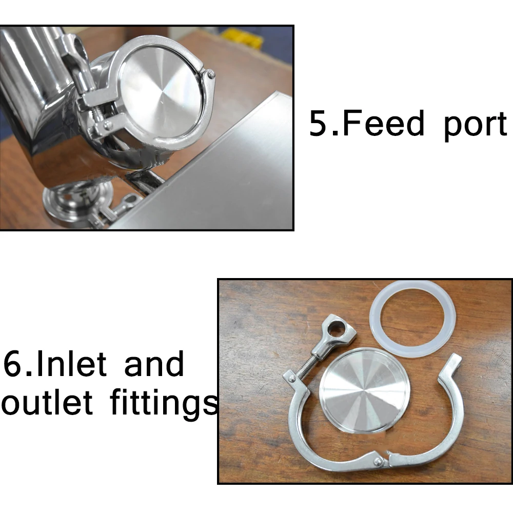 VH-2 2L small V Type Powder Mixer Mixing Machine blender for pharmaceutical food