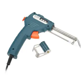 

US Plug 110V 60W Auto Welding Automatic Feed Soldering Gun Electric Temperature Tool Adjustable Solder Tool Kit Fast Heating
