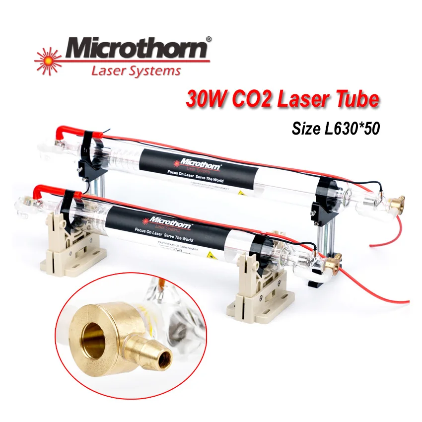

0122 VeCi 30W CO2 Laser Tube 630mm for Laser Engraving Cutting Machine