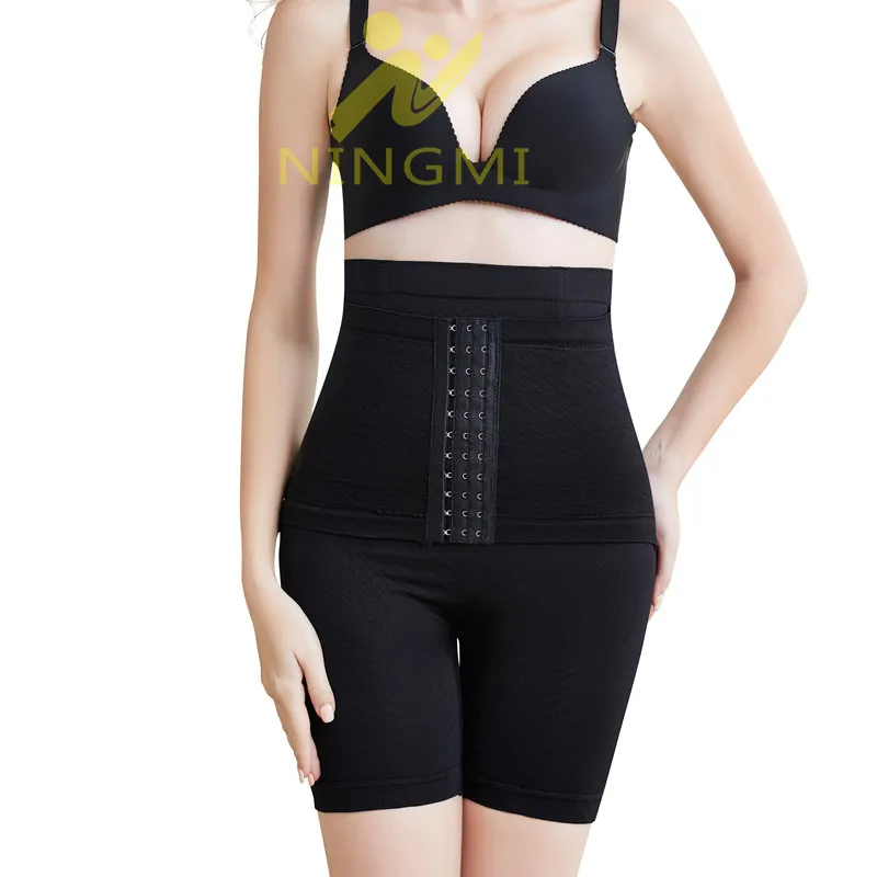 Sexy Black NINGMI, Утягивающее женское нижнее белье, Корректирующее белье, Утягивающее нижнее белье, Утягивающее нижнее белье - Цвет: Sexy Black