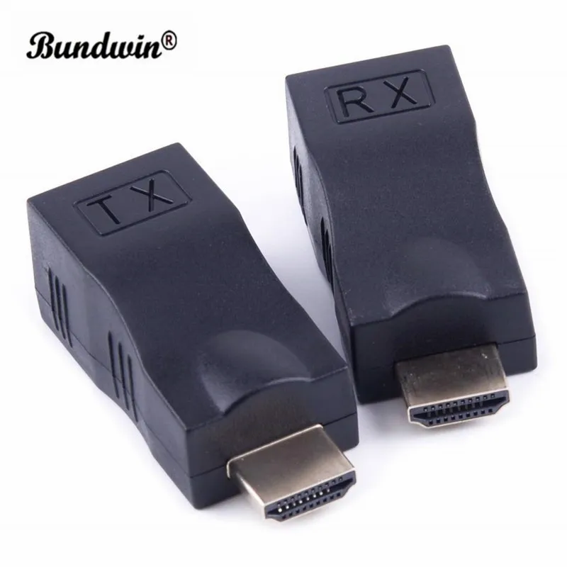 1 пара HDMI удлинитель 4K 4 30 м для RJ45 по Cat 5e/6 сетевой Ethernet адаптер LAN HDTV