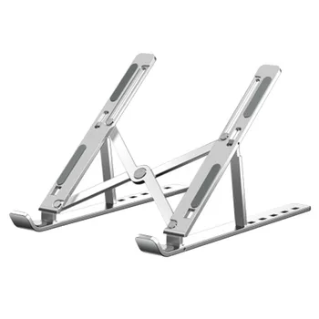

Laptop Stand Aluminium Alloy Adjustable Laptop Holder Multi-Angle Stand Heat Release Foldable Laptop Notebook Stand