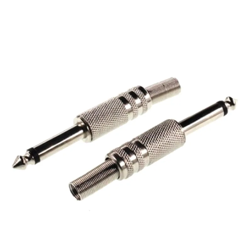 5 uds. Conector Jack de Audio para micrófono de 6,35mm/6,5mm