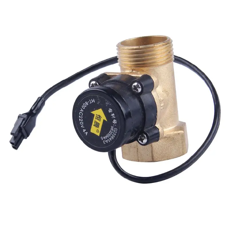 

OOTDTY HT-800 1" Water Flow Sensors Switch 220V 4A Liquid Paddle Pump A5YD