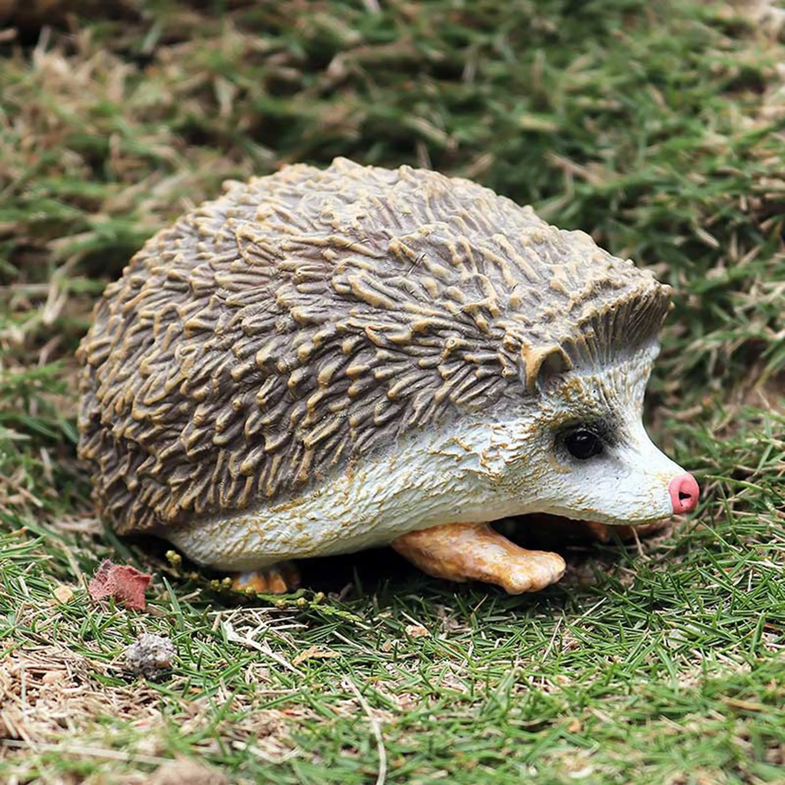 Large Hedgehog Statue forest Animal Sculpture wildlife Garden Decor figurine  Yard Outdoor Lawn Ornament Lifelike decorative Statuette 