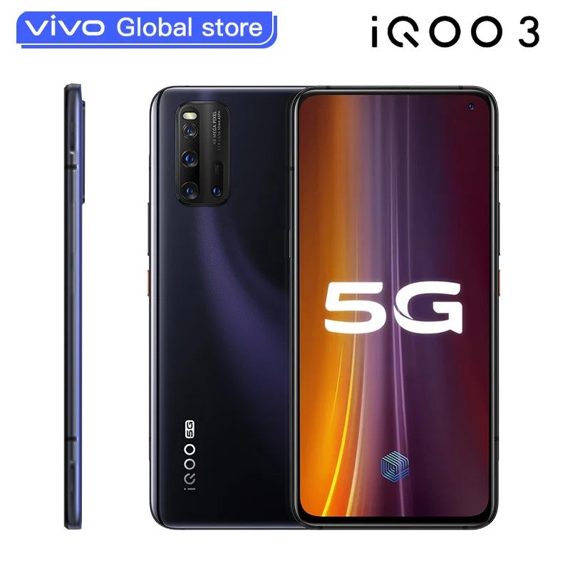 Смартфон vivo iQOO 3 телефон Snapdragon 865 8 Гб 128 ГБ 4440 мАч 55 Вт UFS 1 48 МП 4 камеры|Смартфоны| |