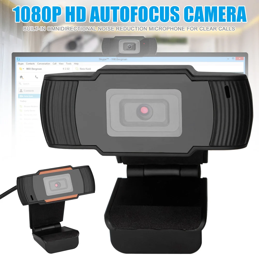 

HD 1080P Web Camera USB2.0 Webcam with Mic for Computer PC Laptop Video Conferencing Netmeeting VDX99