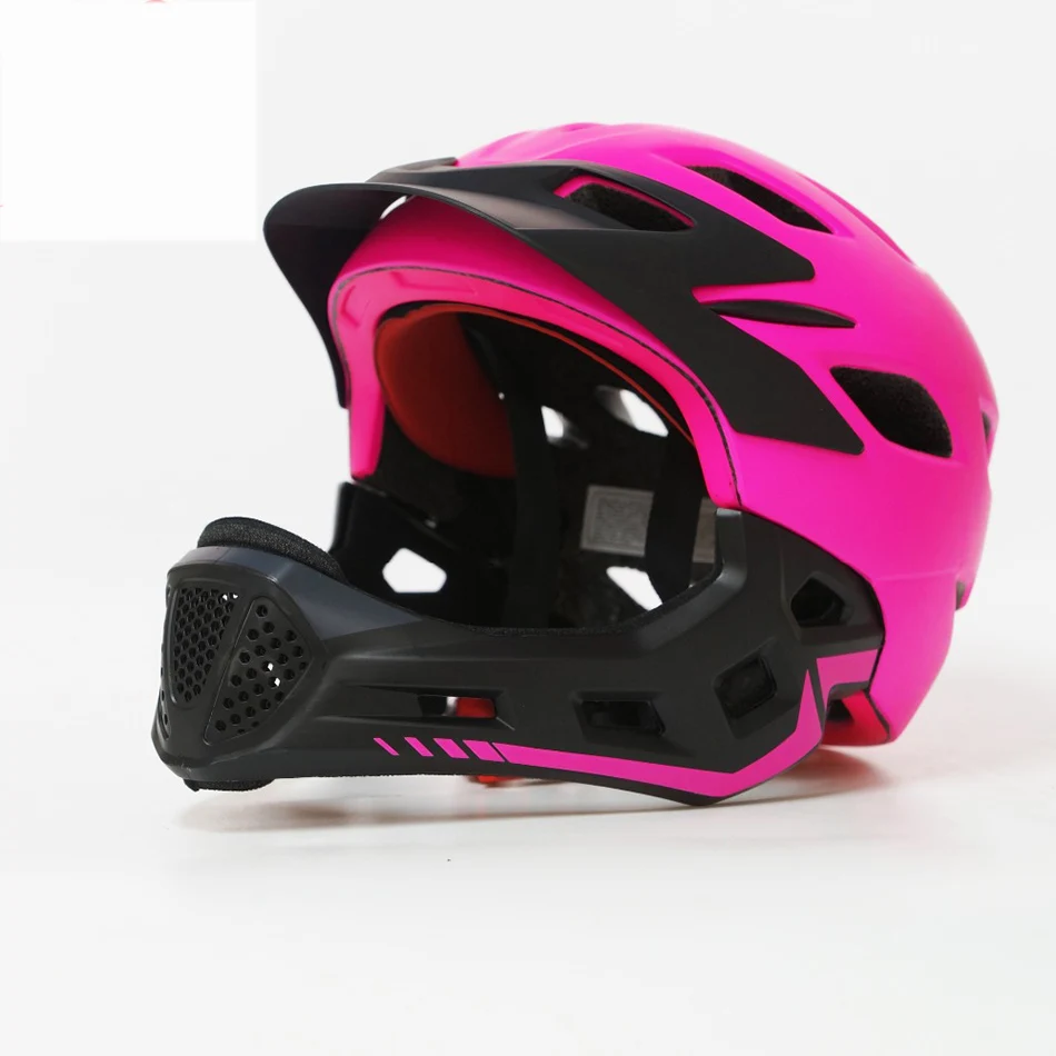 Детский велосипедный защитный шлем дорожный горный велосипед MTB велосипедные шлемы Полнолицевые лыжные шлемы внедорожные DH велосипедные спортивные защитные колпачки