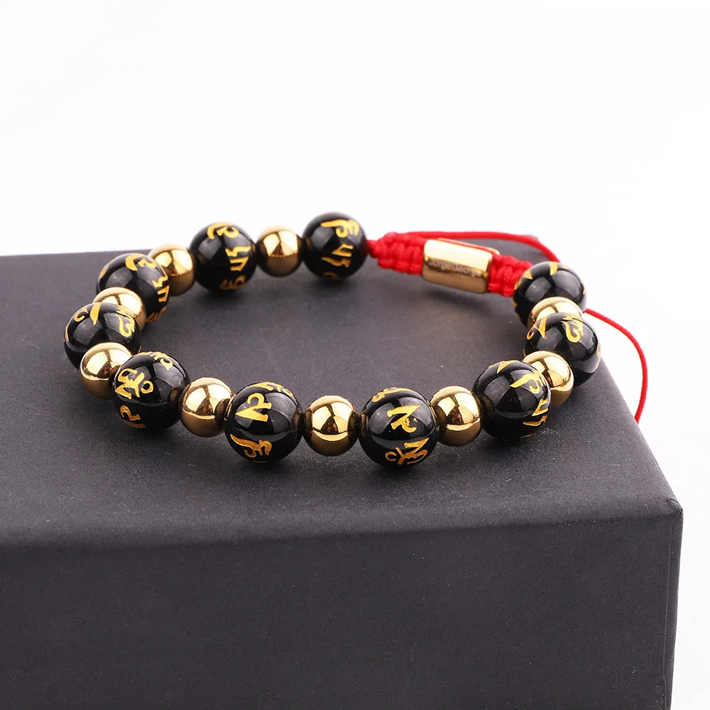 JARAVVI High Quality Natural Stone Buddha Tibetan Beads Macrame Friendship Bracelet Men Jewelry Gift - Image 4