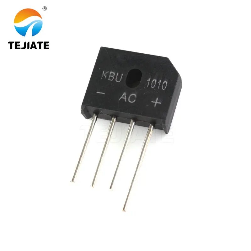 10PCS-KBU1010-1000V-10A-magnetic-furnace-rectifier-bridge