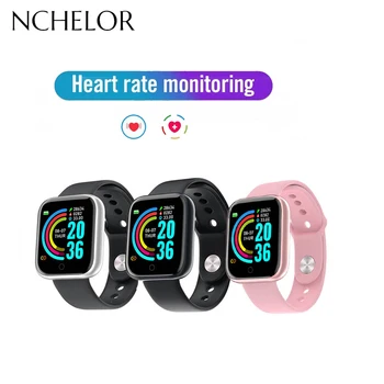 

Smart Watch Men Women Wristband Digital Clock Blood Pressure Heart Rate monitoring Sports Fitness Tracker for Android IOS