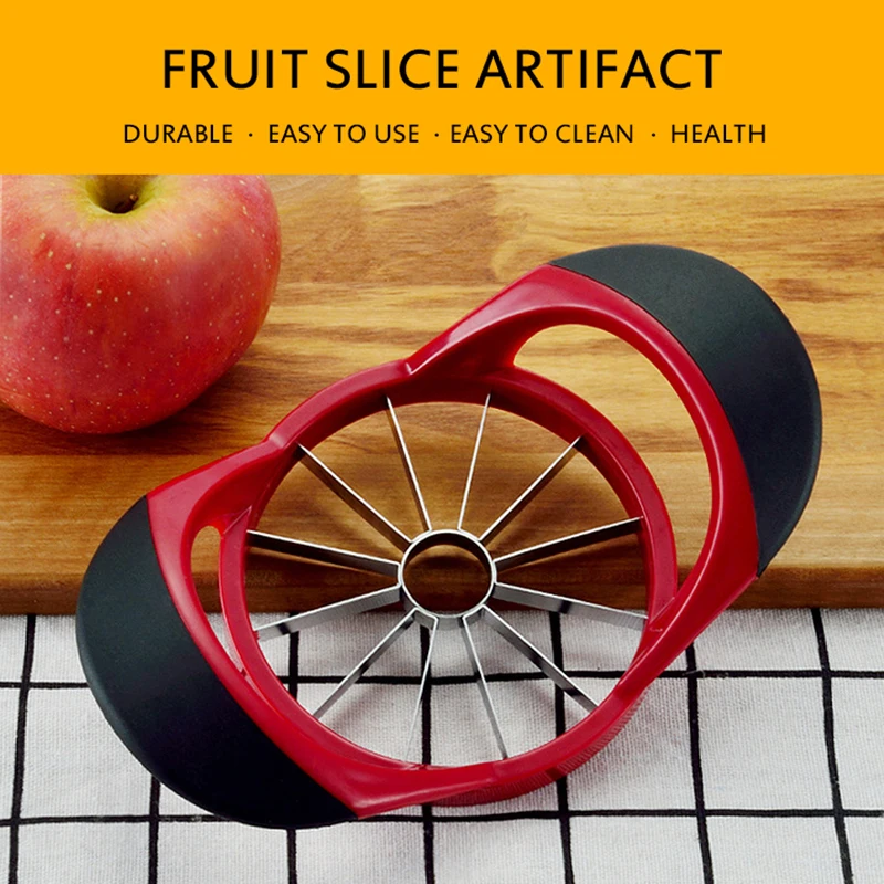 Apple Slicer Fruit Cutter Core Remover 12 Pieces Cutting Knife Kitchen Accessories Cocina Home | Дом и сад