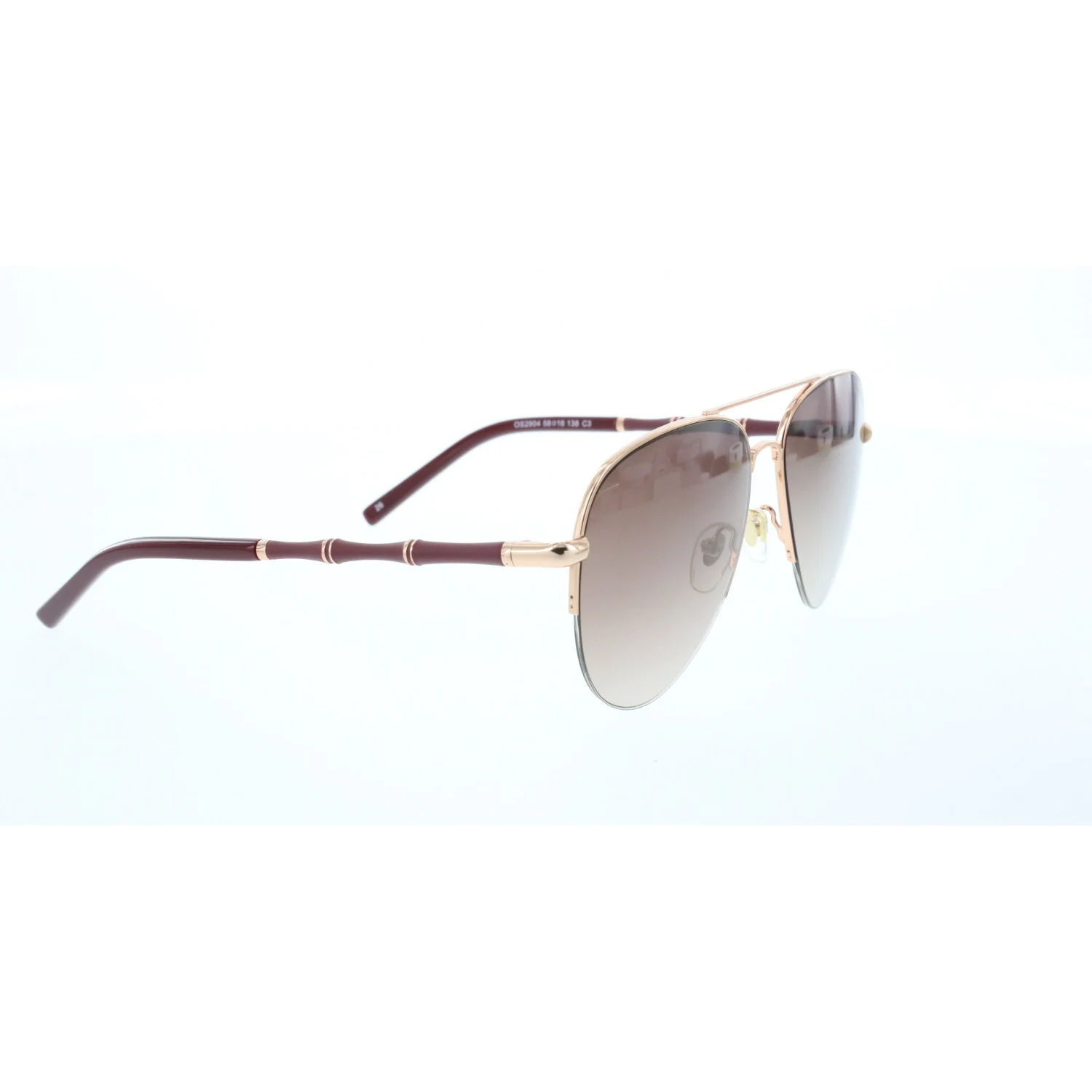 

Unisex sunglasses os 2904 03 metal bronze organic drop pilot 58-16-138 osse