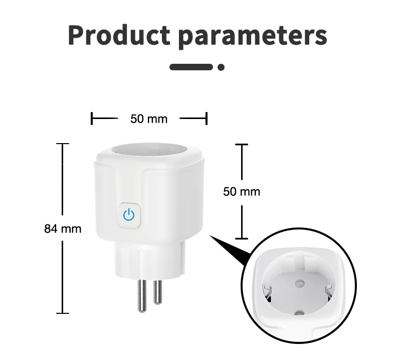 zigbee tomada ue adaptador monitor de energia inteligente tomada controle remoto aplicativo tuya inteligente para alexa google assistente casa