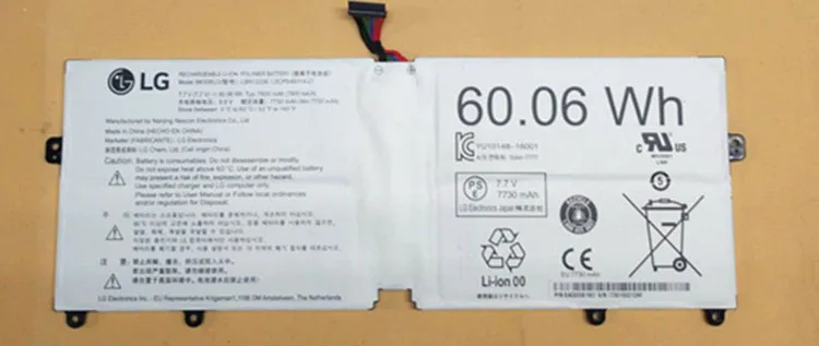 New Genuine Battery for LG Gram 13Z970 13Z975 14Z970 15Z970 15Z975 15ZD975 2ICP5/45/114-2 LBR1223E 7.7V 60.06WH | Компьютеры и офис