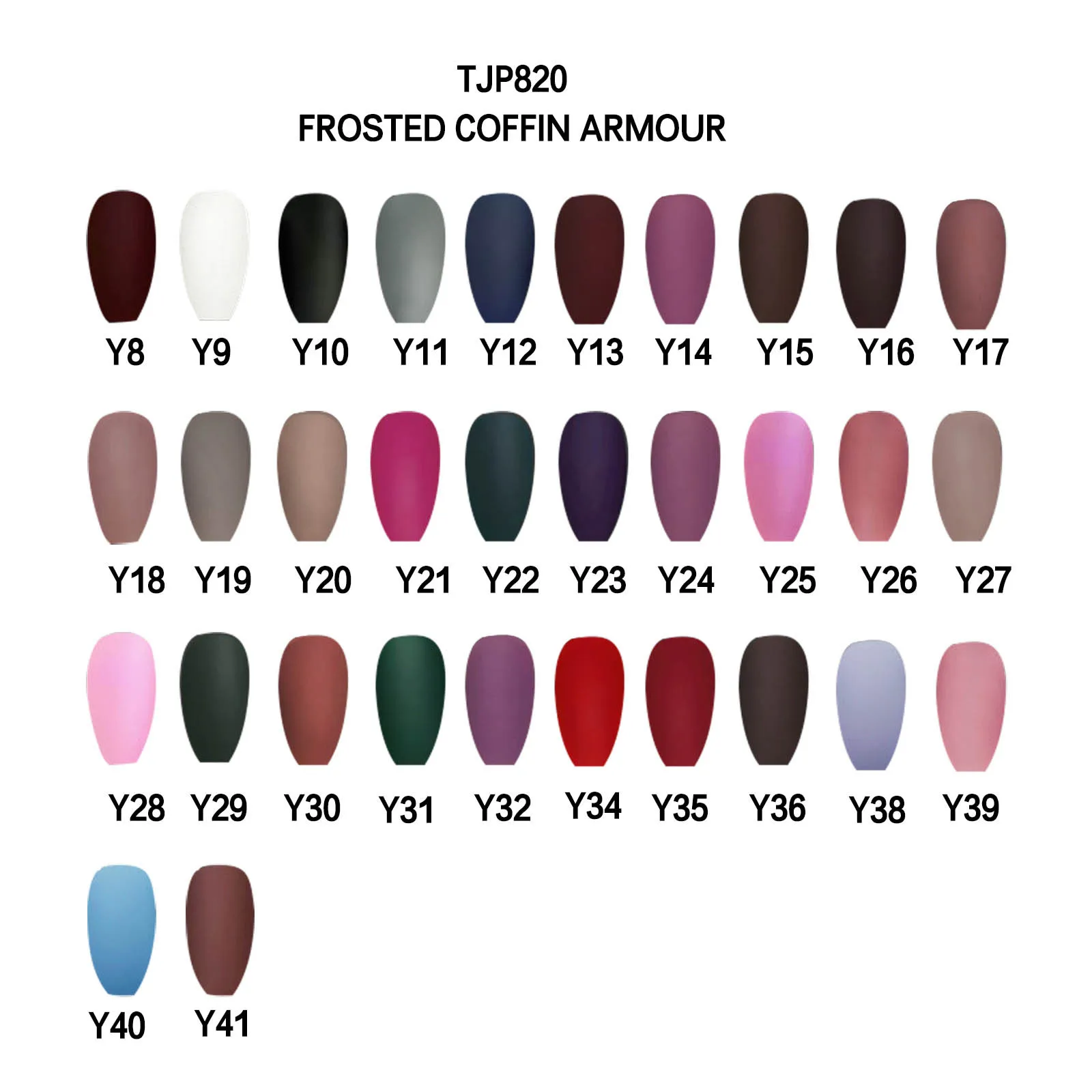 

Fleshy Matte Nail Sticker 24 Women Girls Matte Long Nails False Stickers Patches Ballet Fake Nails Decoration Patch nailart