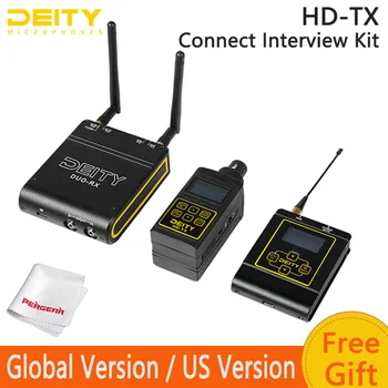 

Deity DH-TX Connect Interview Kit 2.4G Wireless Audio System for Professional Video Microphone Mic Kit Headphone Jack