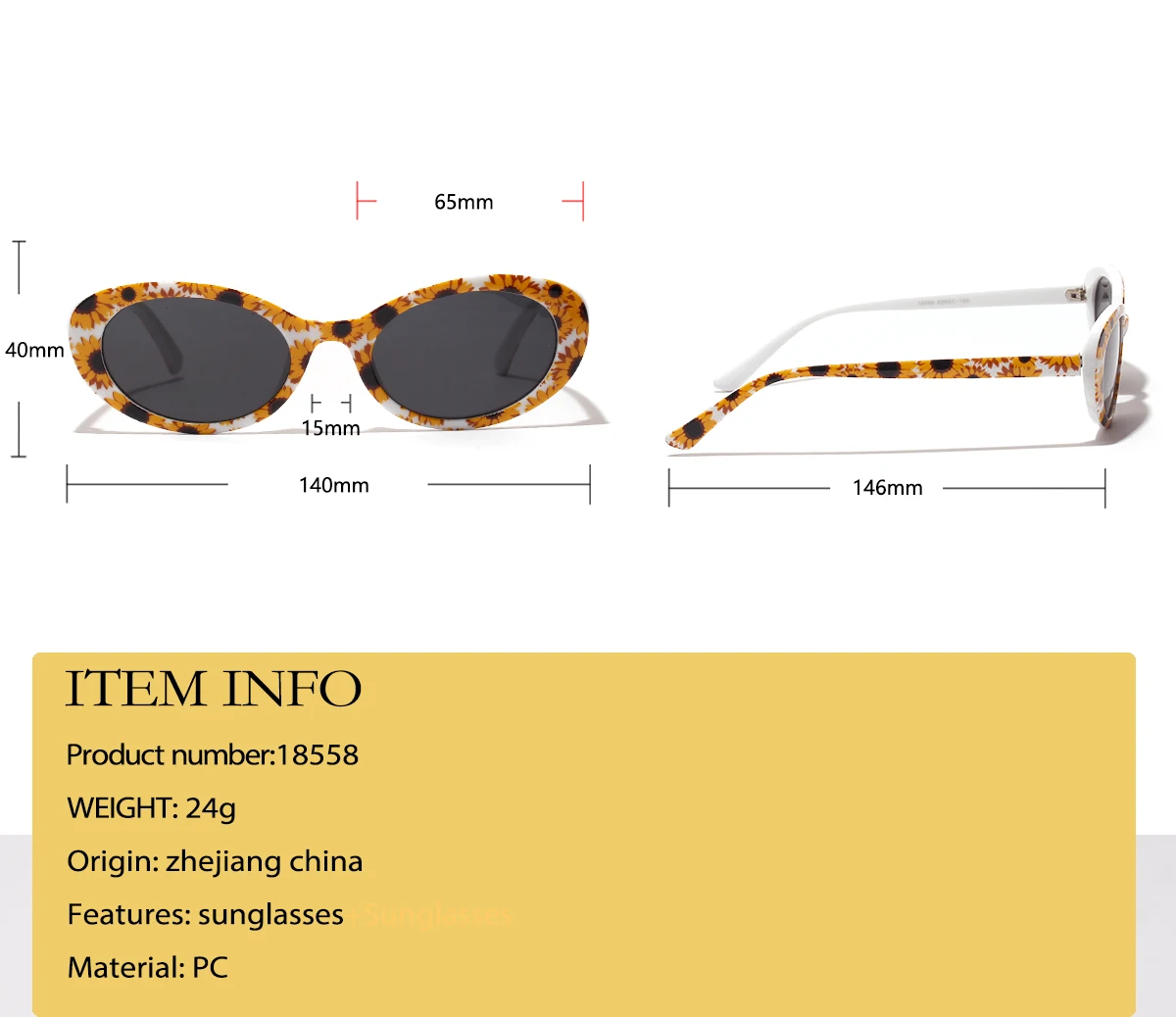 Perdurable Fashion Colorful Personalized Vintage Sunglasses