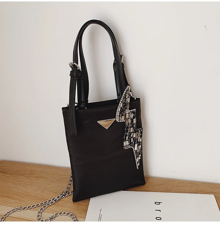 Мини роскошные сумки женские сумки дизайнерские трендовые винтажные нейлоновые сумки через плечо сумка-тоут Bolsa