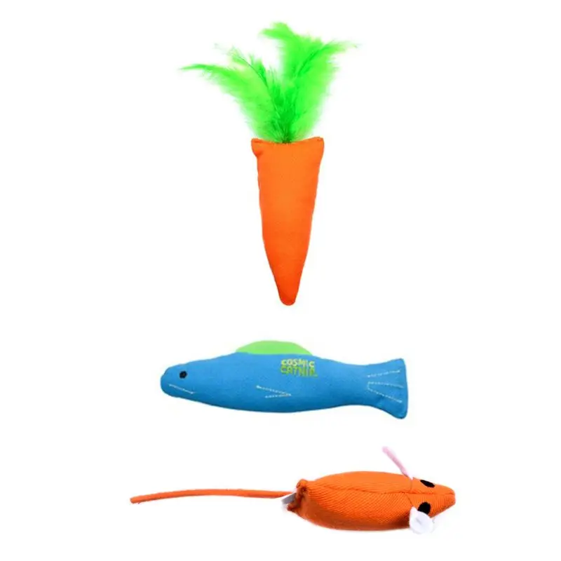 3 упаковки кошачьей мяты игрушки котенок рыба игрушка подушка Жевательная укус